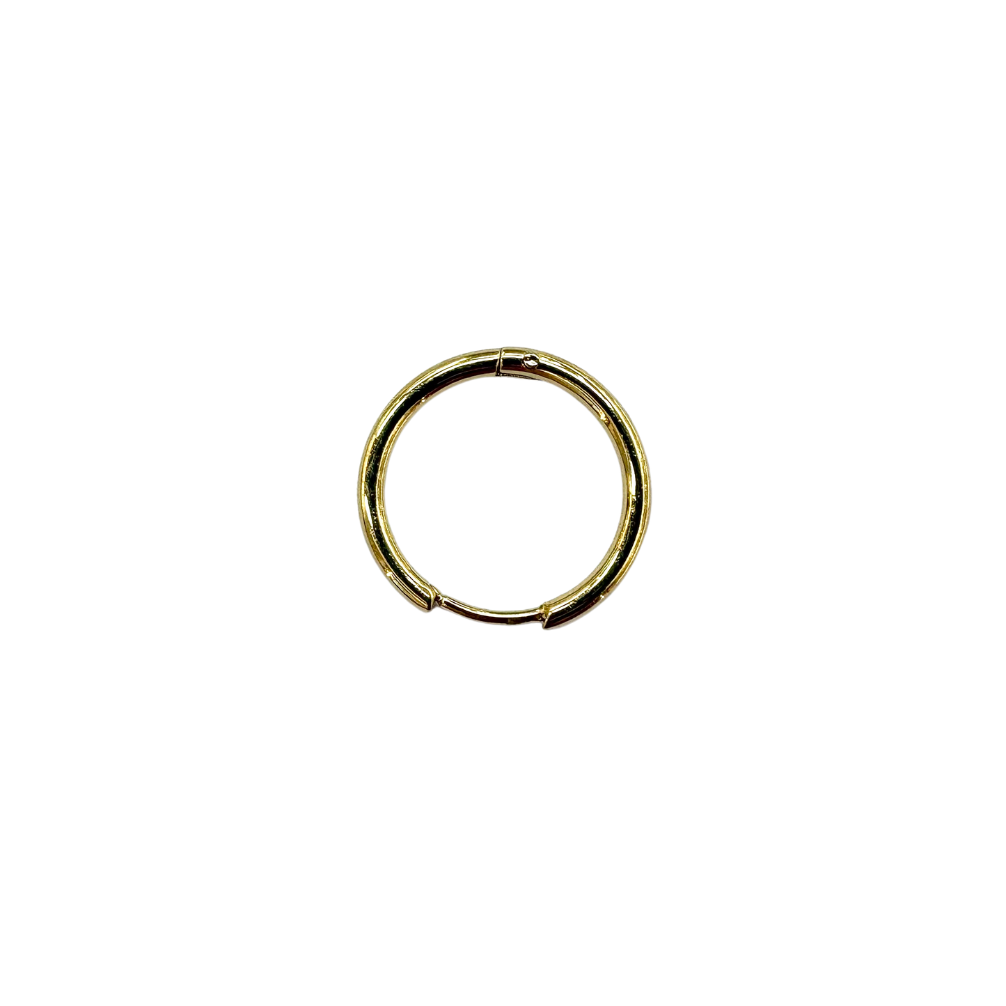 Gold Hoop Earrings 14K PVD