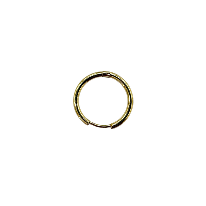 Gold Hoop Earrings 14K PVD
