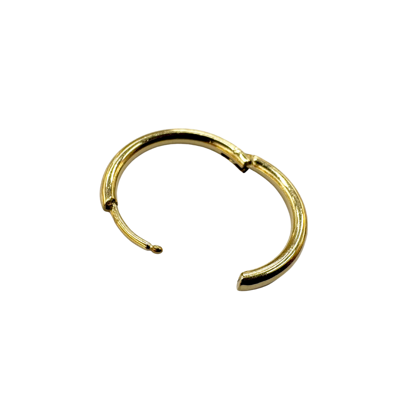 Gold Hoop Earrings 14K PVD