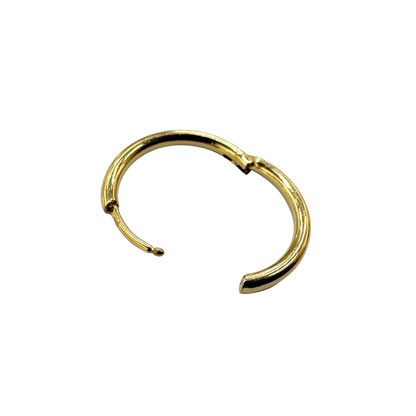 Gold Hoop Earrings 14K PVD
