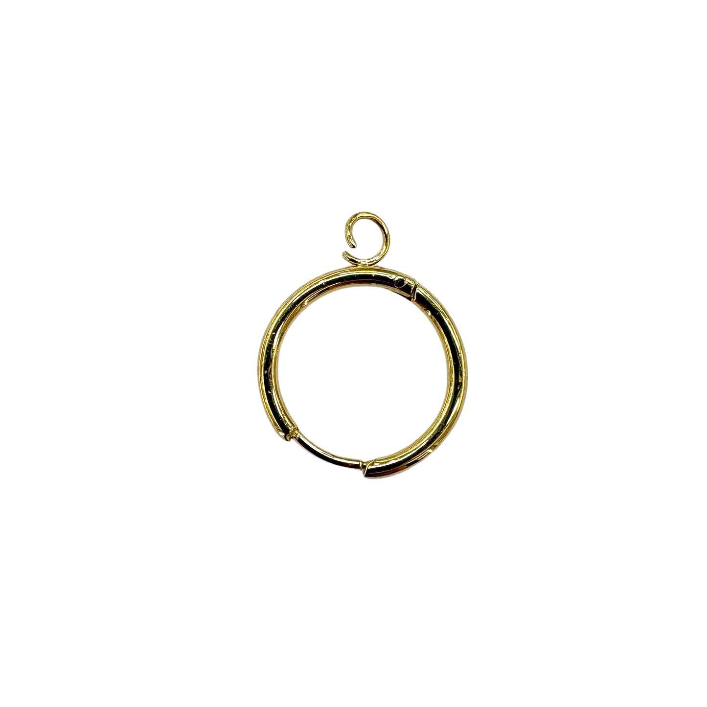 Gold Hoop Earrings 14K PVD