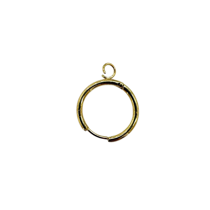 Gold Hoop Earrings 14K PVD