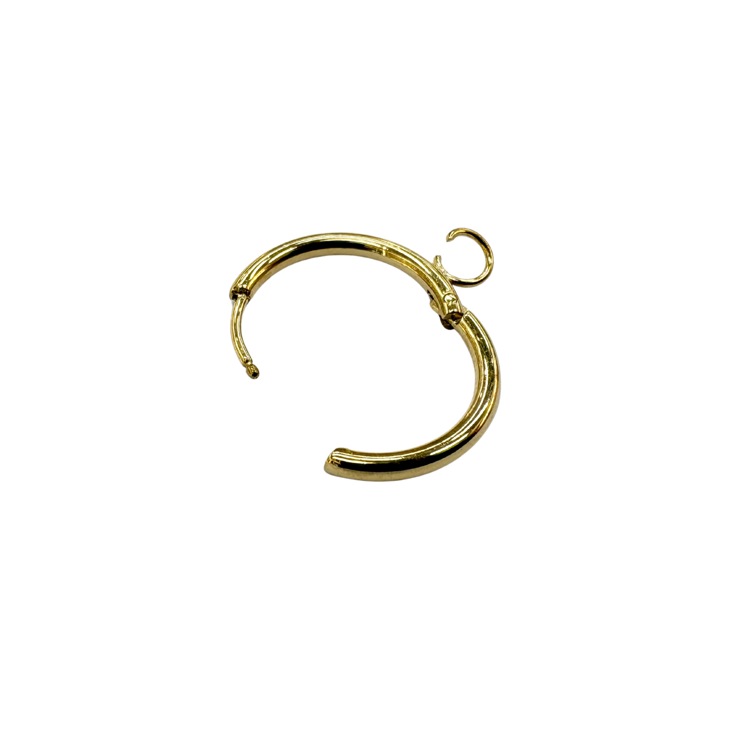 Gold Hoop Earrings 14K PVD