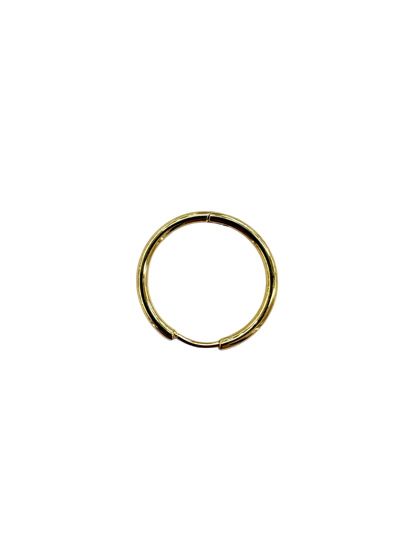 Gold Hoop Earrings 14K PVD