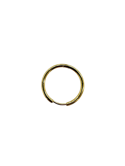 Gold Hoop Earrings 14K PVD
