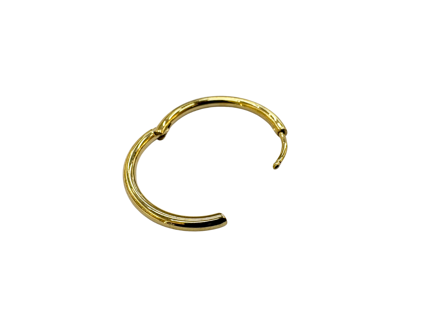 Gold Hoop Earrings 14K PVD