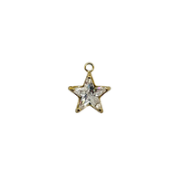 CZ Star Prong Set Charm