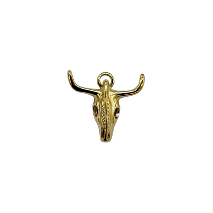 Longhorn Skull Charm