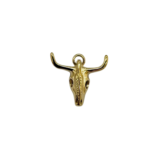 Longhorn Skull Charm