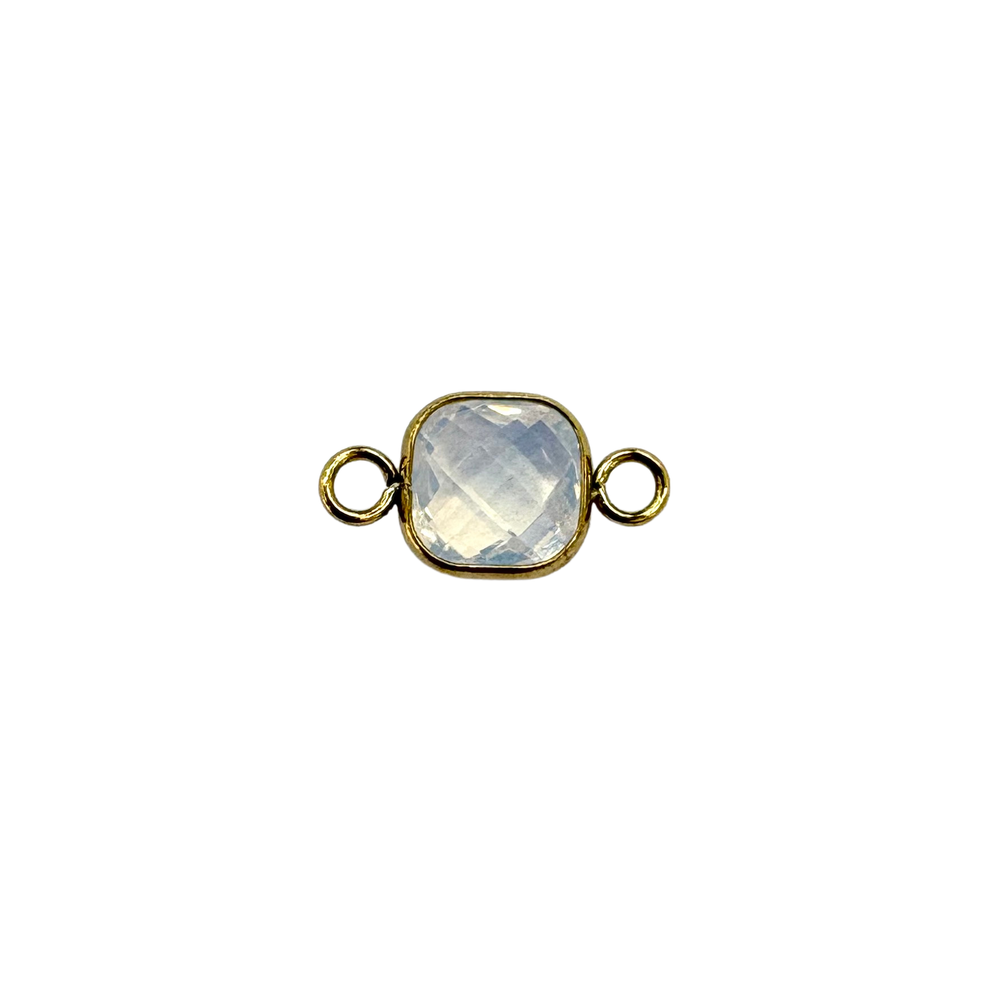 Square Stone Permanent Jewelry Connectors