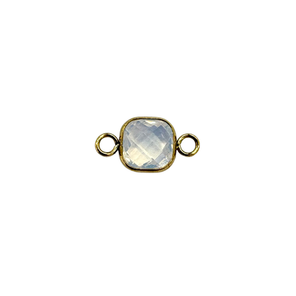 Square Stone Permanent Jewelry Connectors