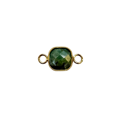 Square Stone Permanent Jewelry Connectors
