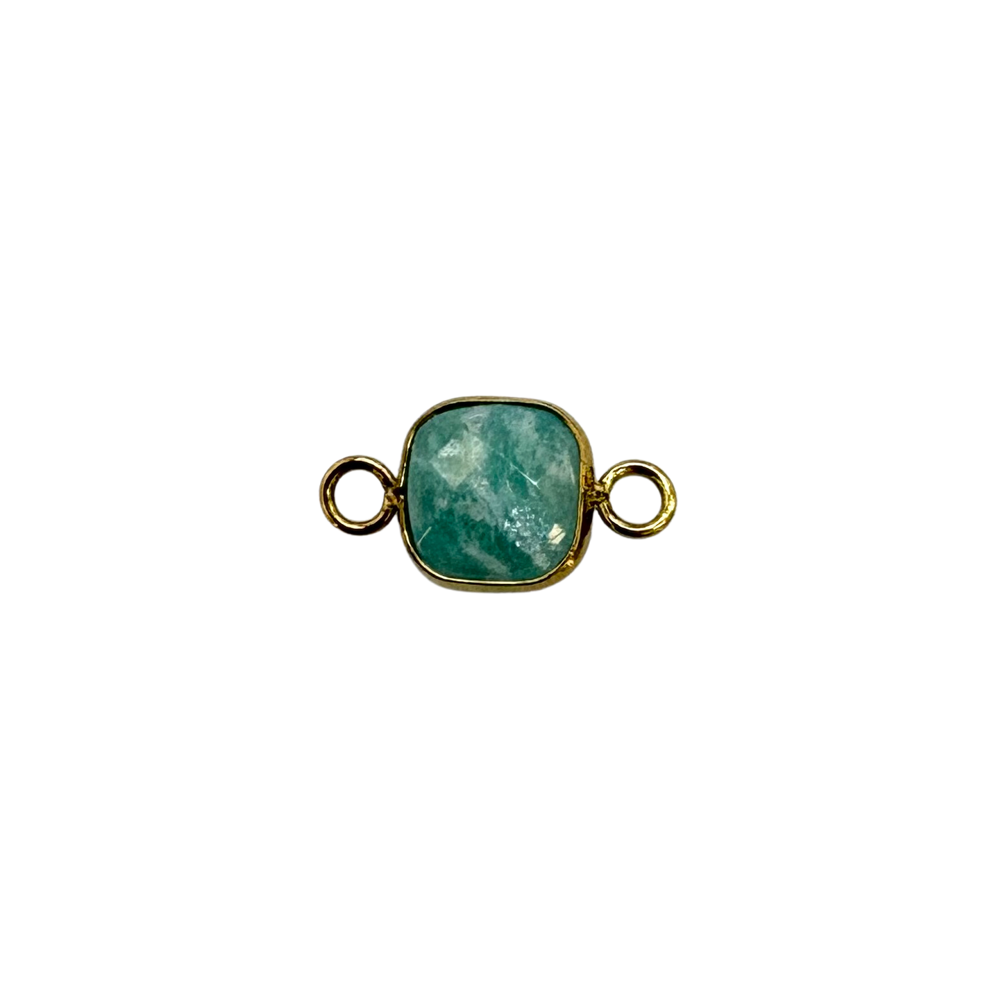 Square Stone Permanent Jewelry Connectors