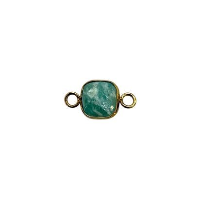 Square Stone Permanent Jewelry Connectors