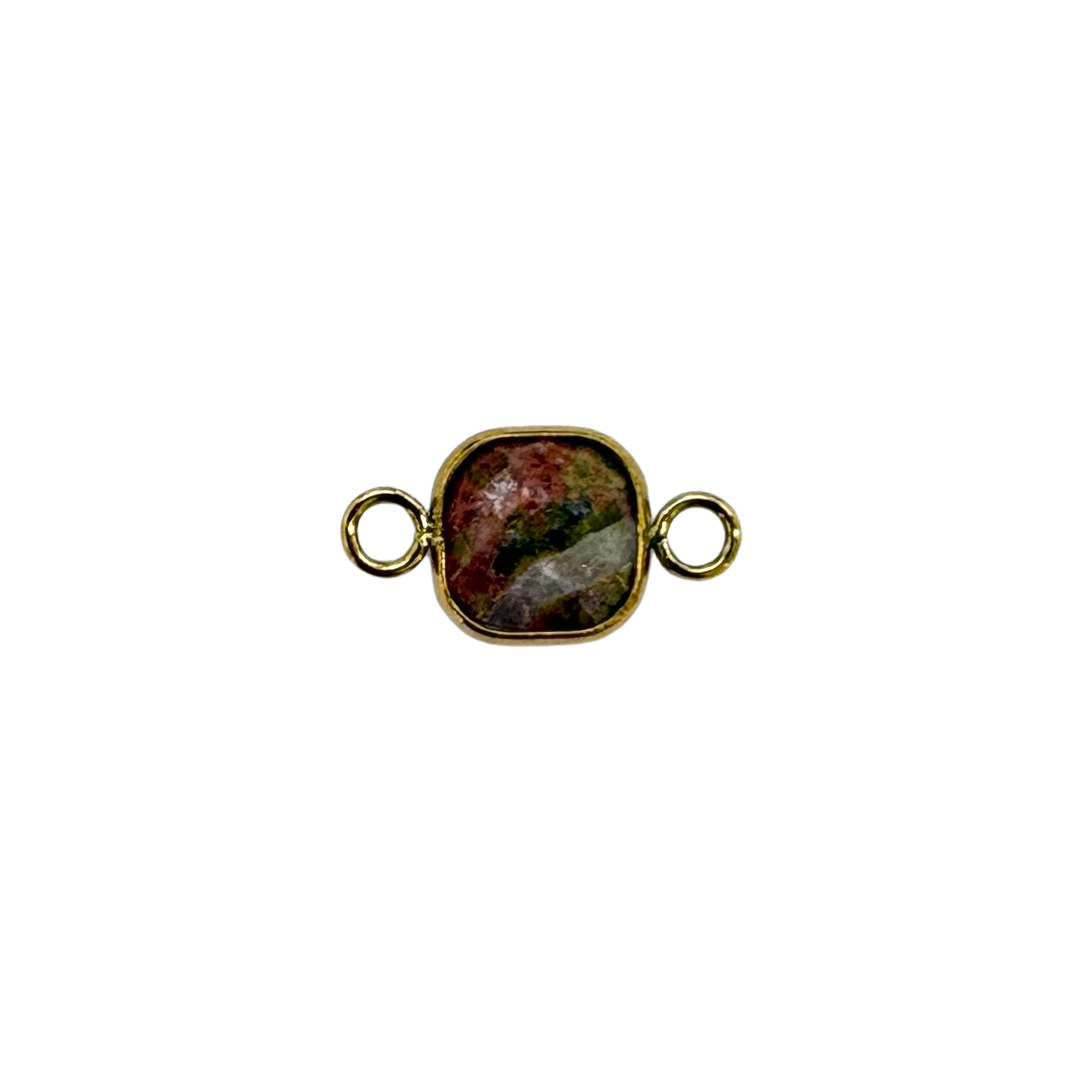 Square Stone Permanent Jewelry Connectors