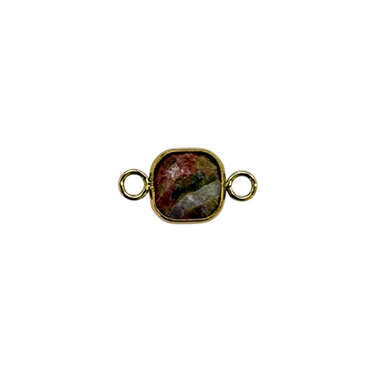 Square Stone Permanent Jewelry Connectors