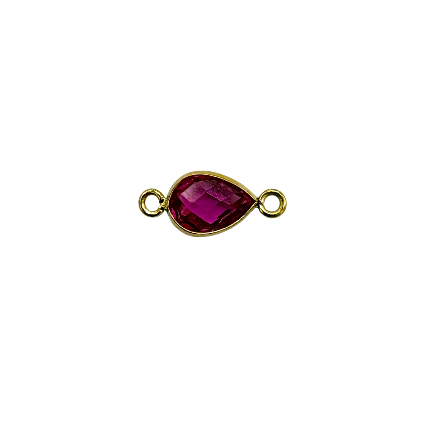 Pre-Order: Pear Shaped Gemstone Birthstone Connector