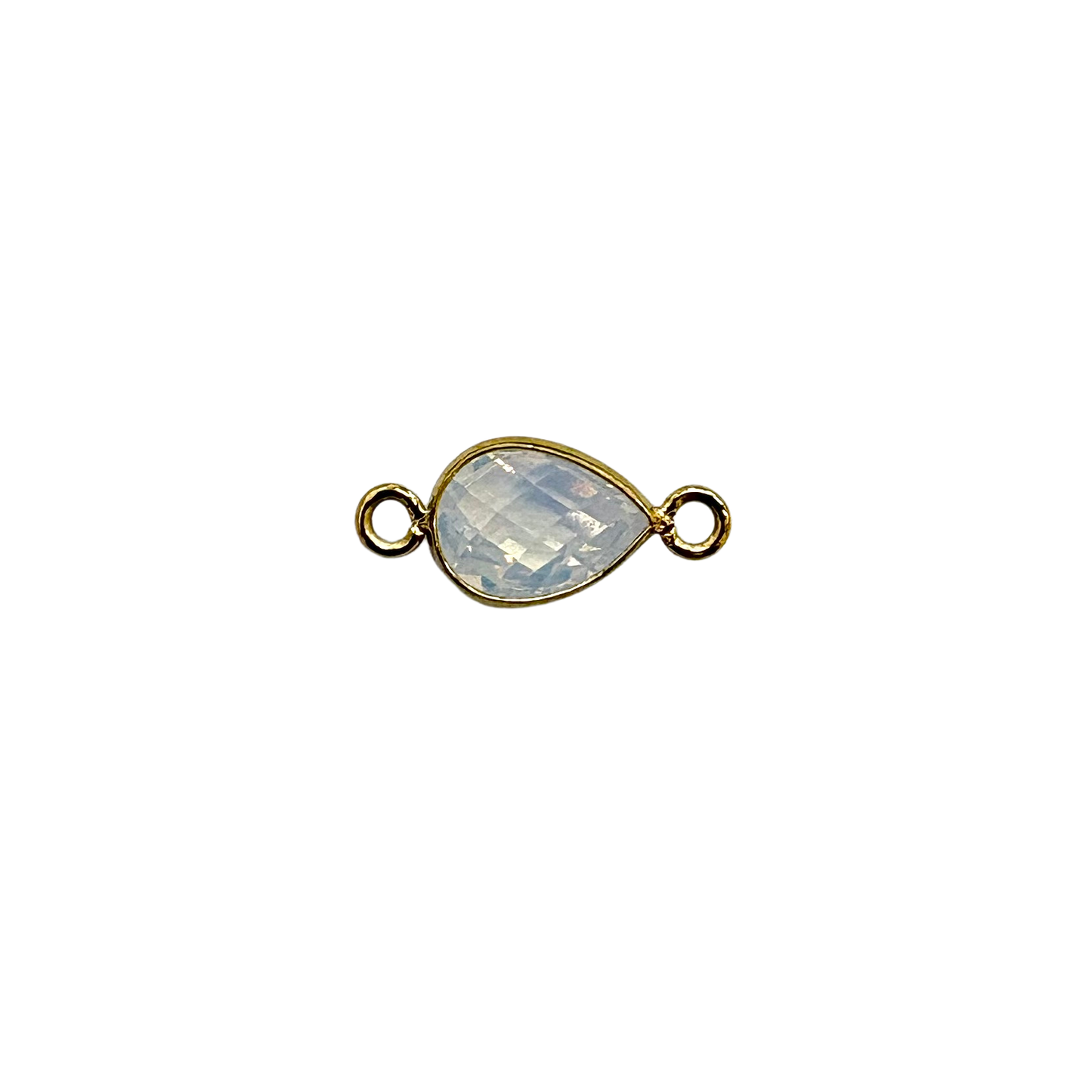 Pre-Order: Pear Shaped Gemstone Birthstone Connector