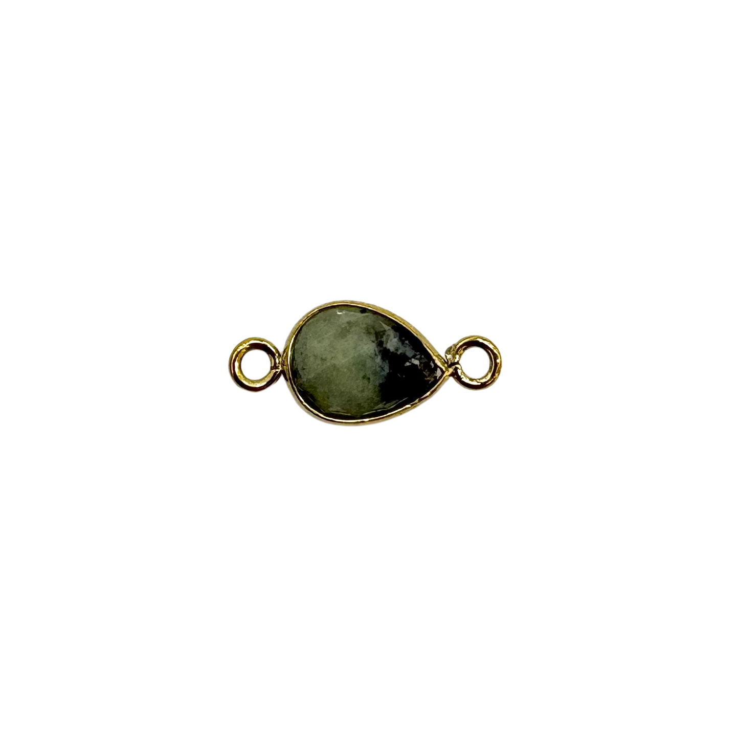 Pre-Order: Pear Shaped Gemstone Birthstone Connector