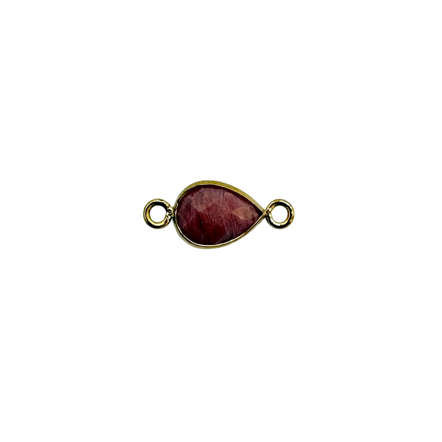 Pre-Order: Pear Shaped Gemstone Birthstone Connector