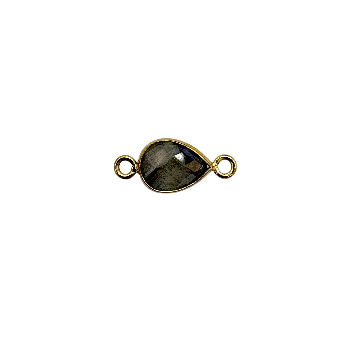 Pre-Order: Pear Shaped Gemstone Birthstone Connector