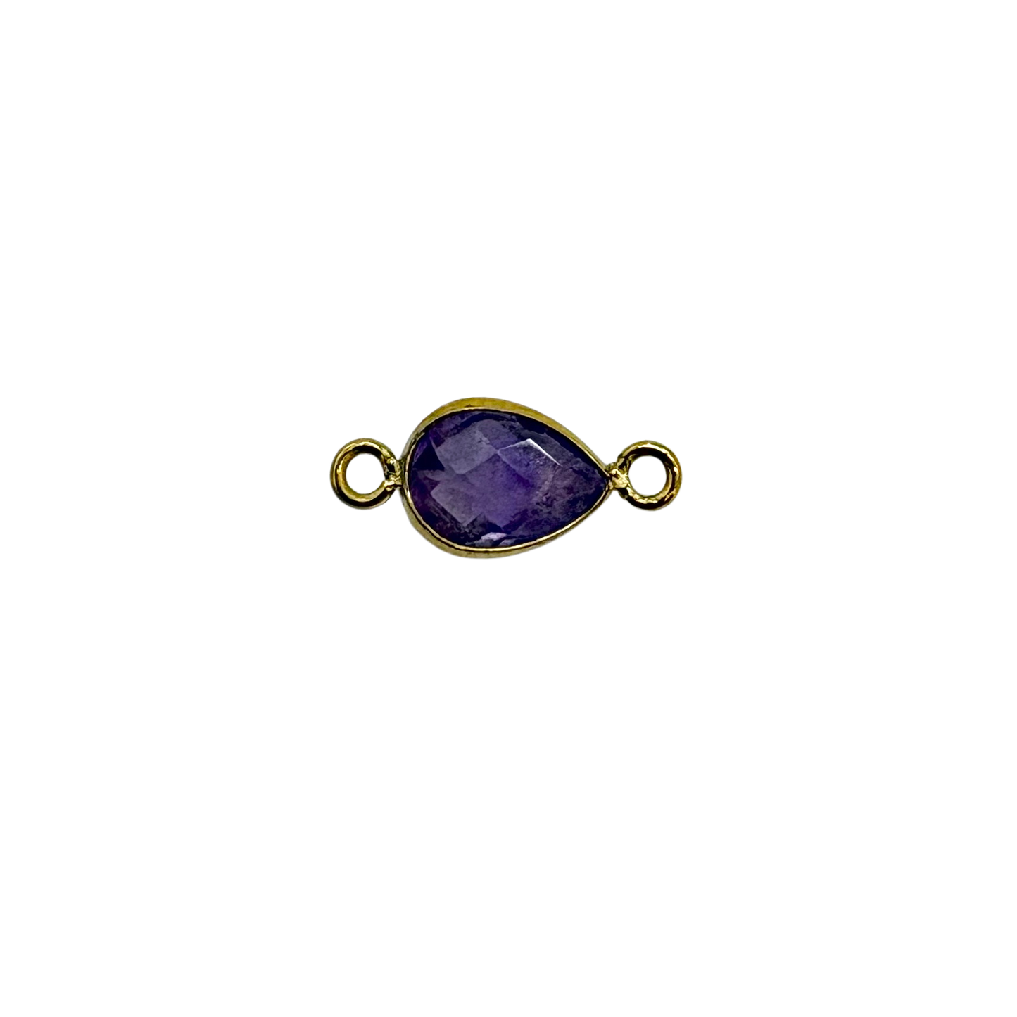 Pre-Order: Pear Shaped Gemstone Birthstone Connector