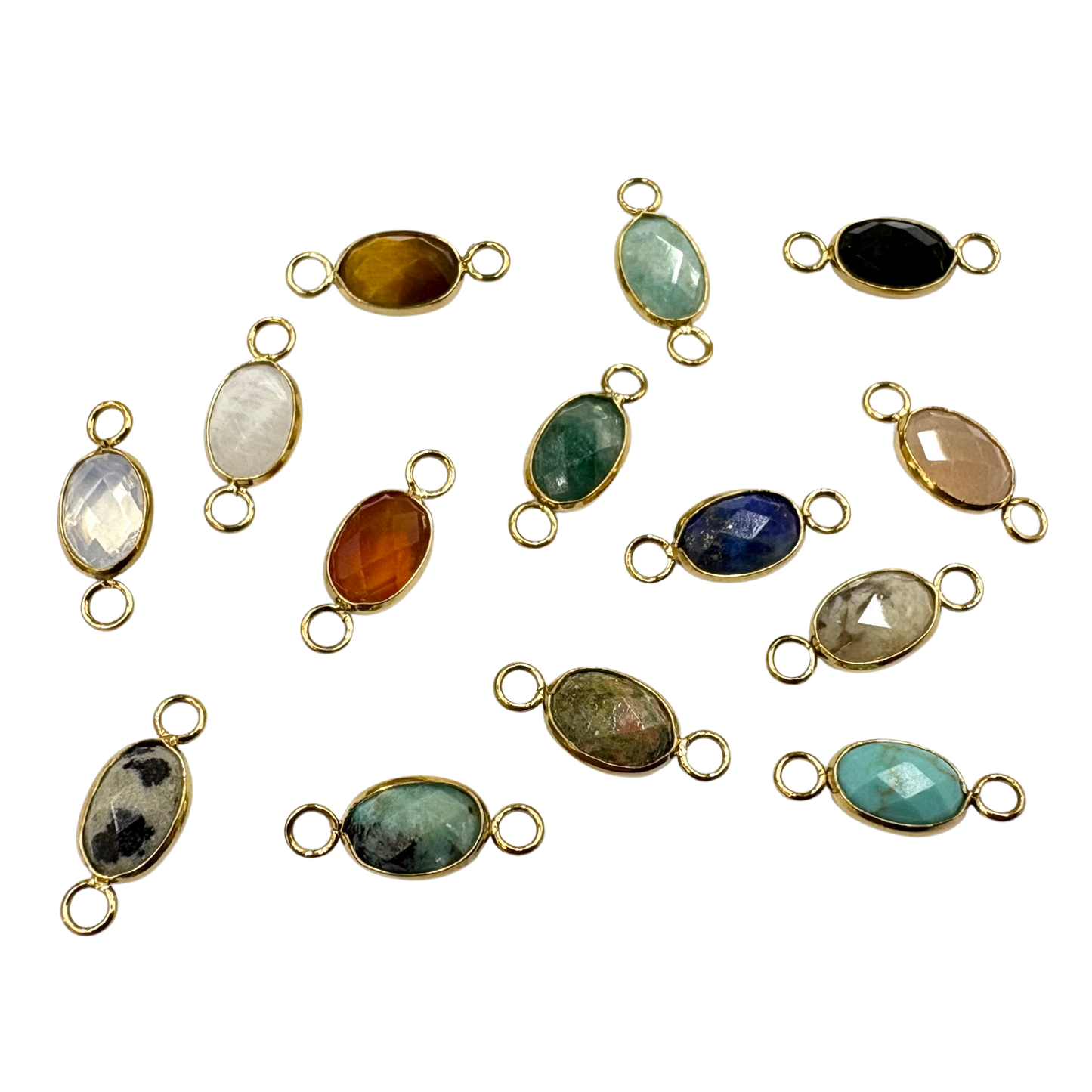 Pre-Order: Oval Stone Permanent Jewelry Connectors