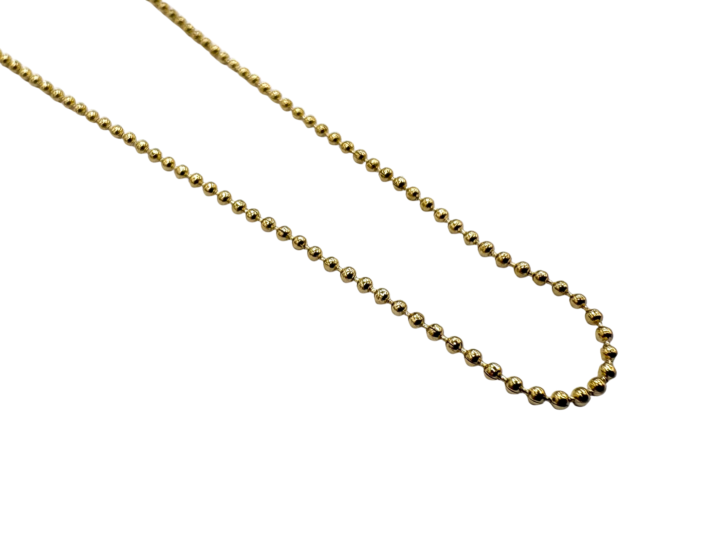 Delicate Ball Bead Chain Pre-Assembled