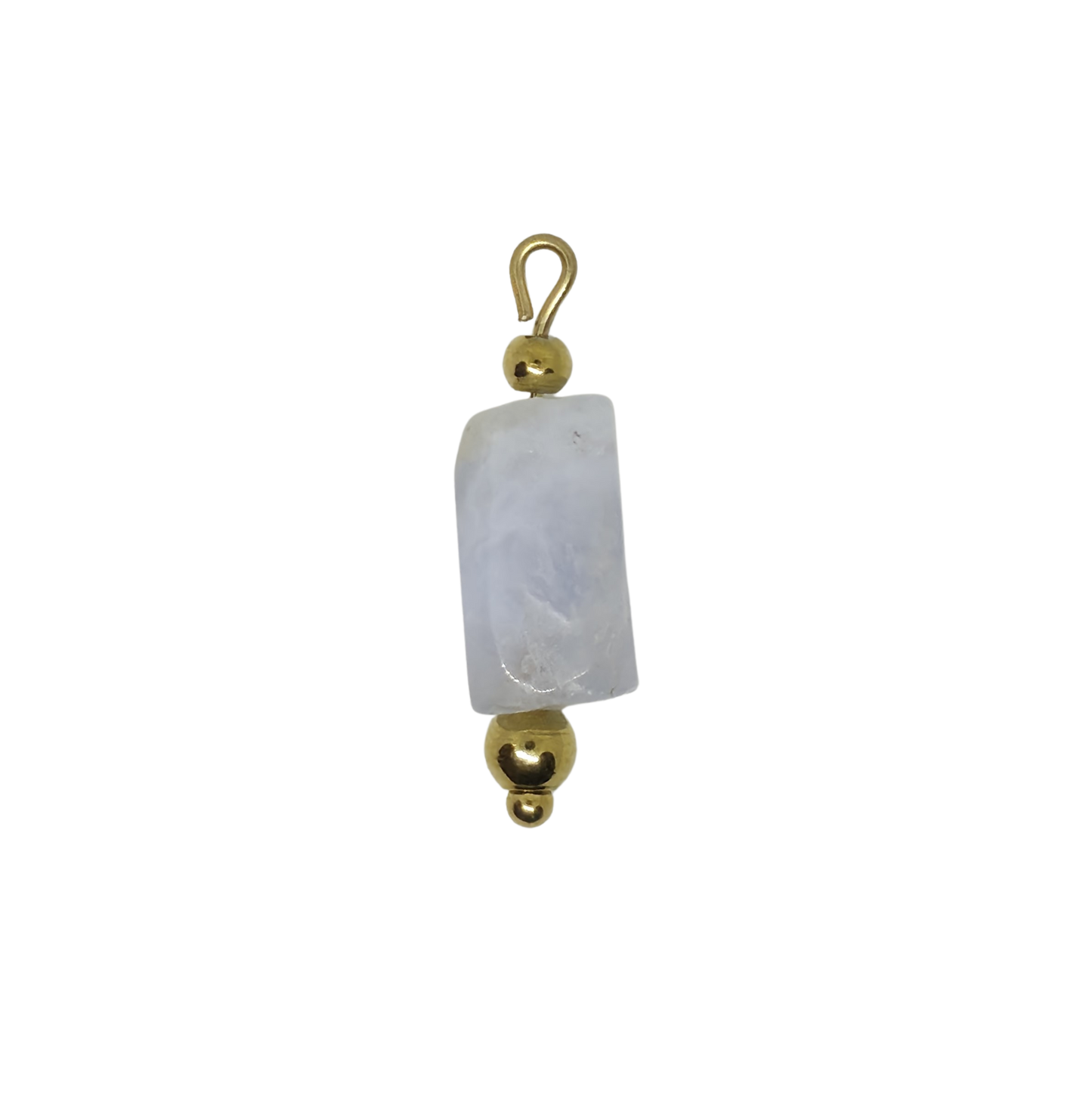Purple Agate Gemstone Charm