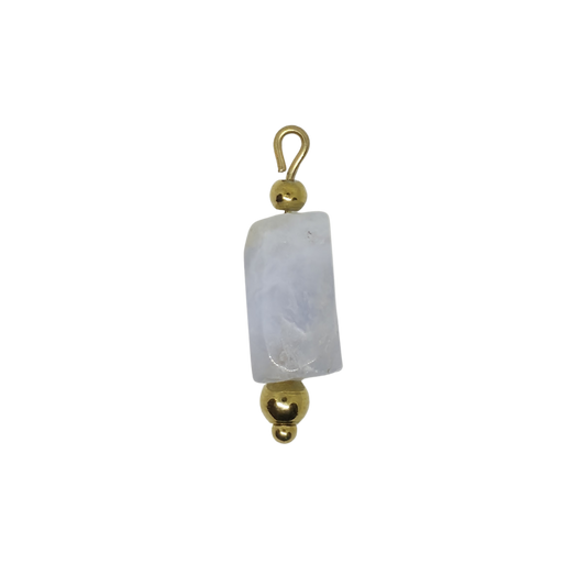 Purple Agate Gemstone Charm