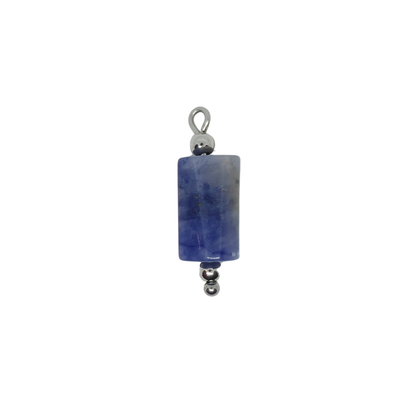 Blue Lace Agate Gemstone Charm