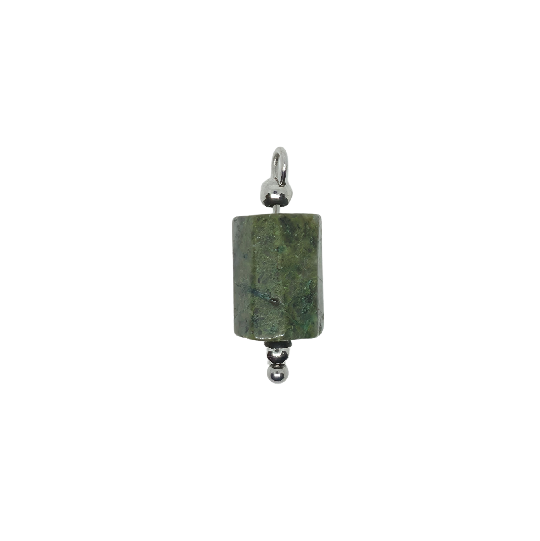 African Pine Gemstone Charm