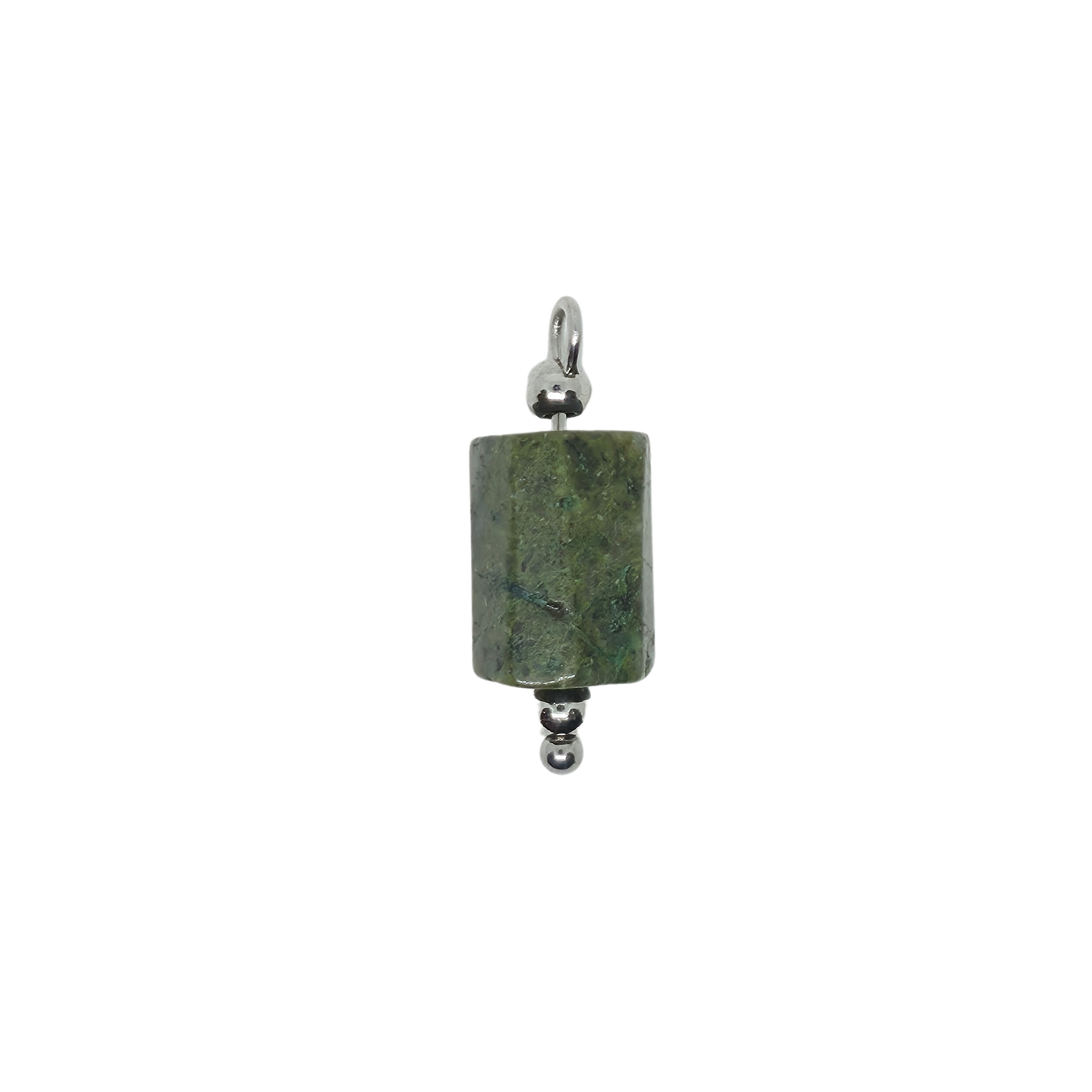 African Pine Gemstone Charm