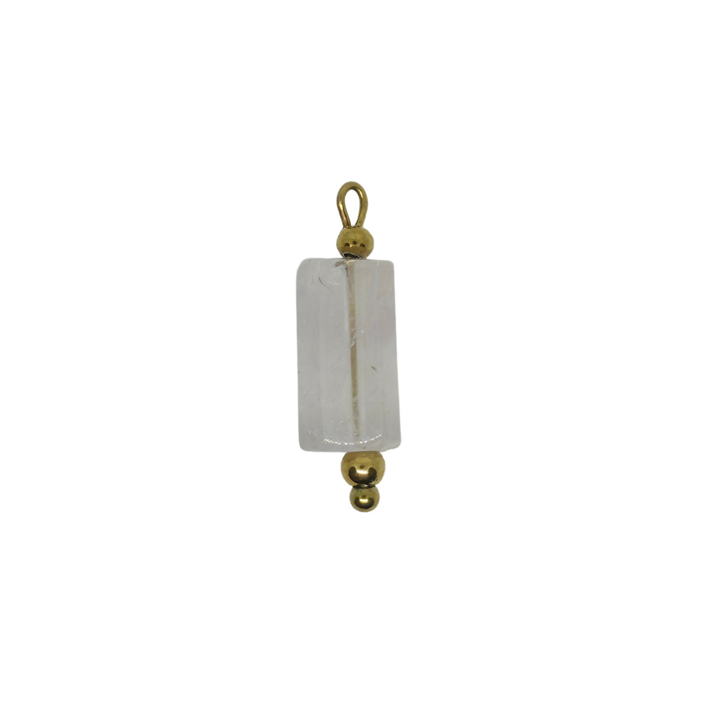 Clear Quartz Gemstone Charm