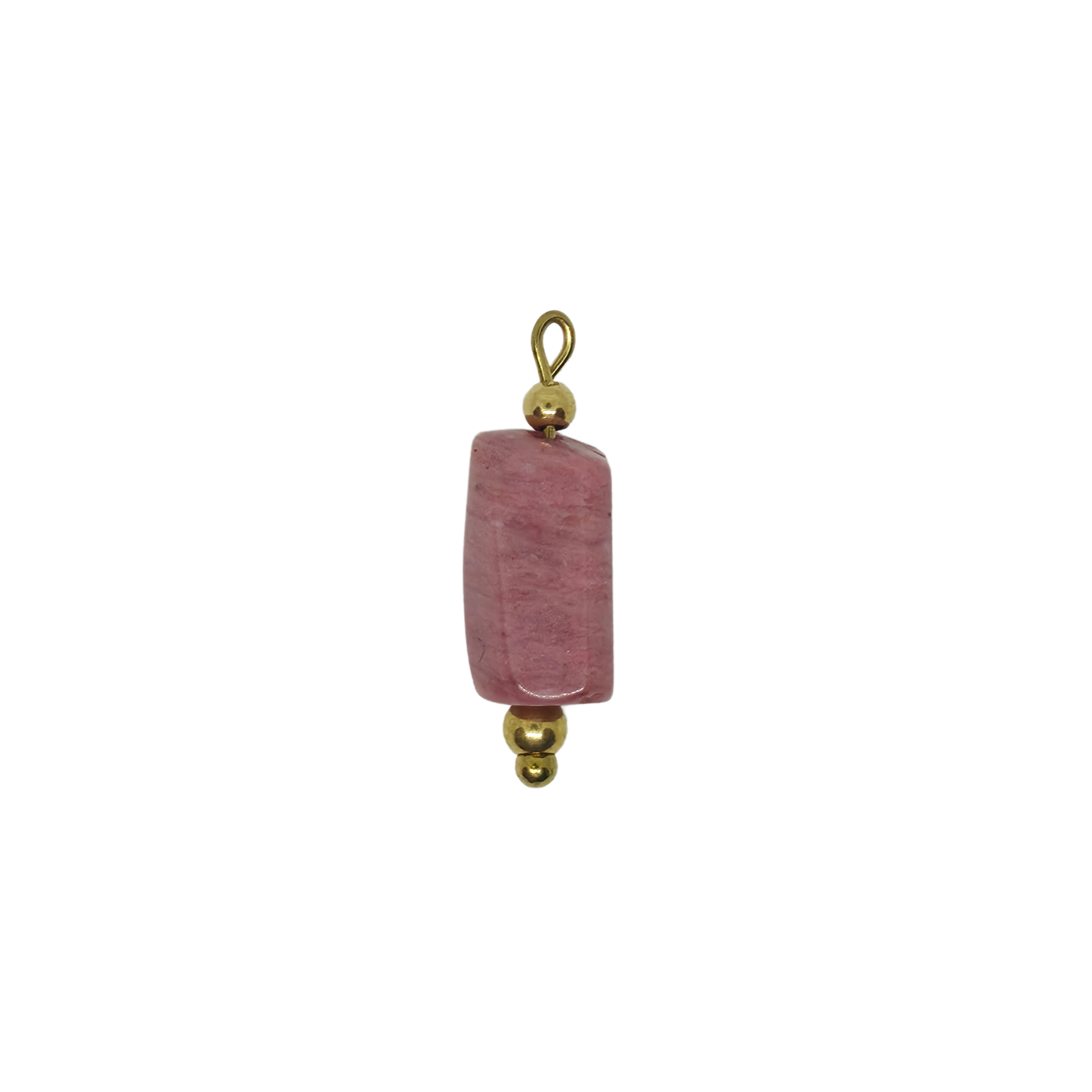 Red Wood Jasper Gemstone Charm