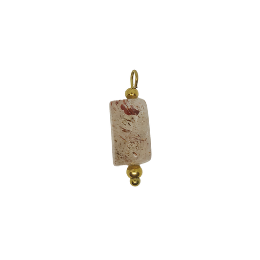 Black Super Seven Quartz Gemstone Charm