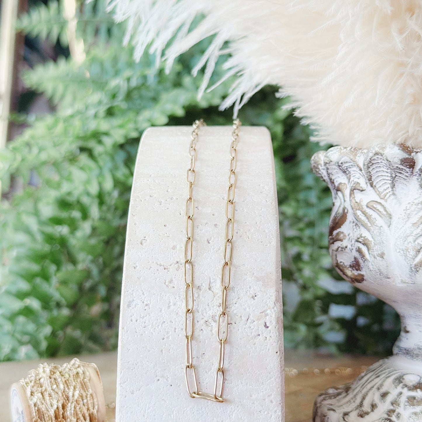 SOLIS Paperclip Charm Chain - Spool