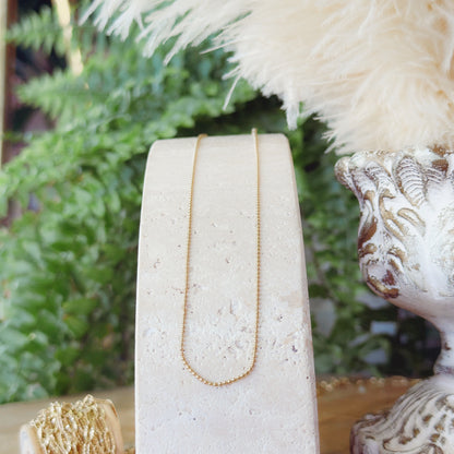 Delicate Ball Bead Chain- Ready to Wear